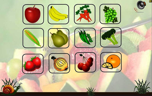 GAME fruit and vegetables