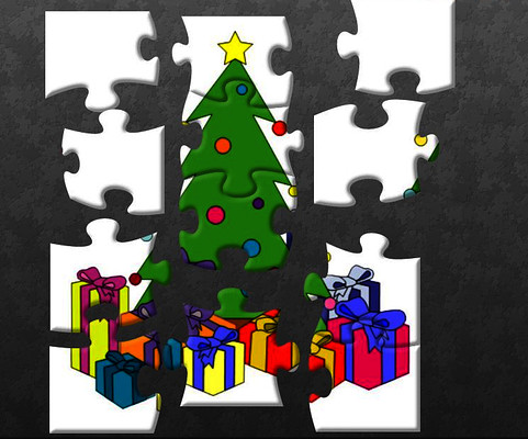 Vytvořte si vánoční puzzle