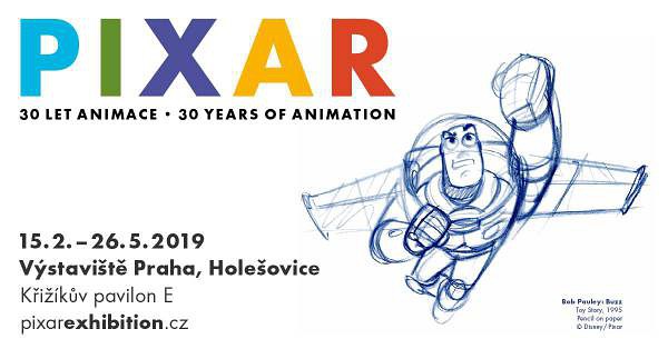 Výstava PIXAR – 30 let animace