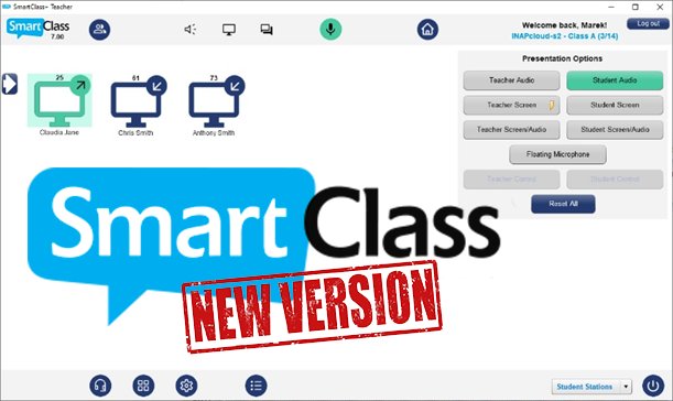 SmartClass verze 7: nový vzhled, nové funkce - čas na upgrade!