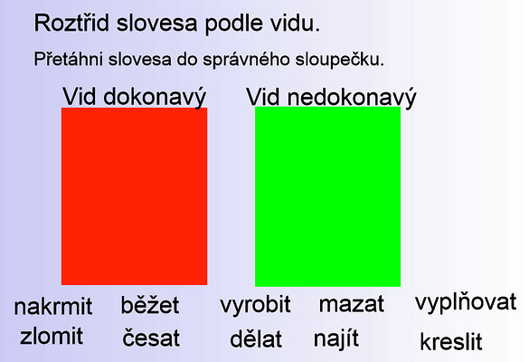 Tvarosloví - slovesa